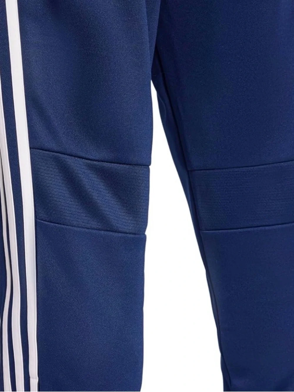 Adidas Men’s Tiro Essentials Training Track Pants - Blue with White Stripes